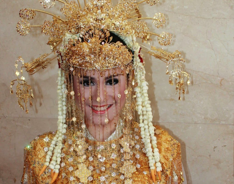rias pengantin Rawa Badak Utara Jakarta Utara
